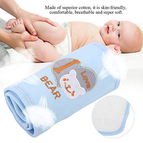 Garosa Baby Belly Button Band, Thickened Cotton Infant Abdomen Umbilical Cord, Newborn Waist Support Band Warm Cover, Blue - Image 5